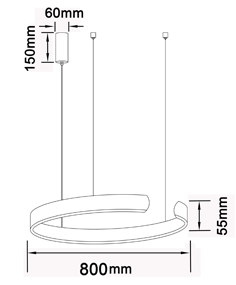 "תלוי דקורטיבי "קליפס