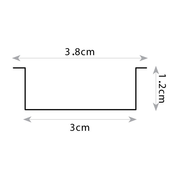 "פרופיל ״8 כפול שקוע