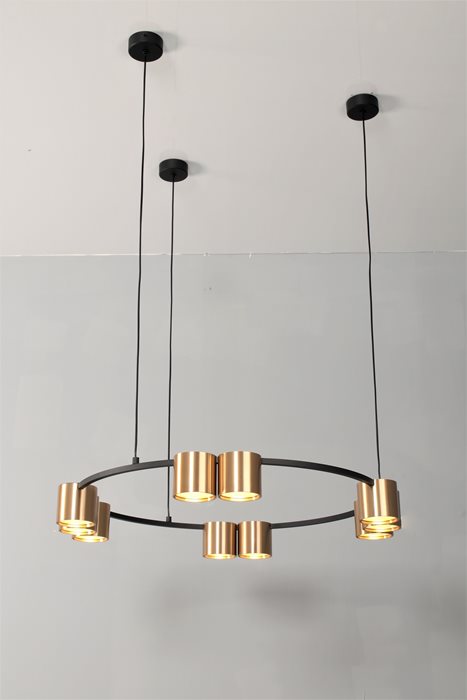 TRIAC תלוי דקורטיבי "גלסס עגול" ניתן לדימור